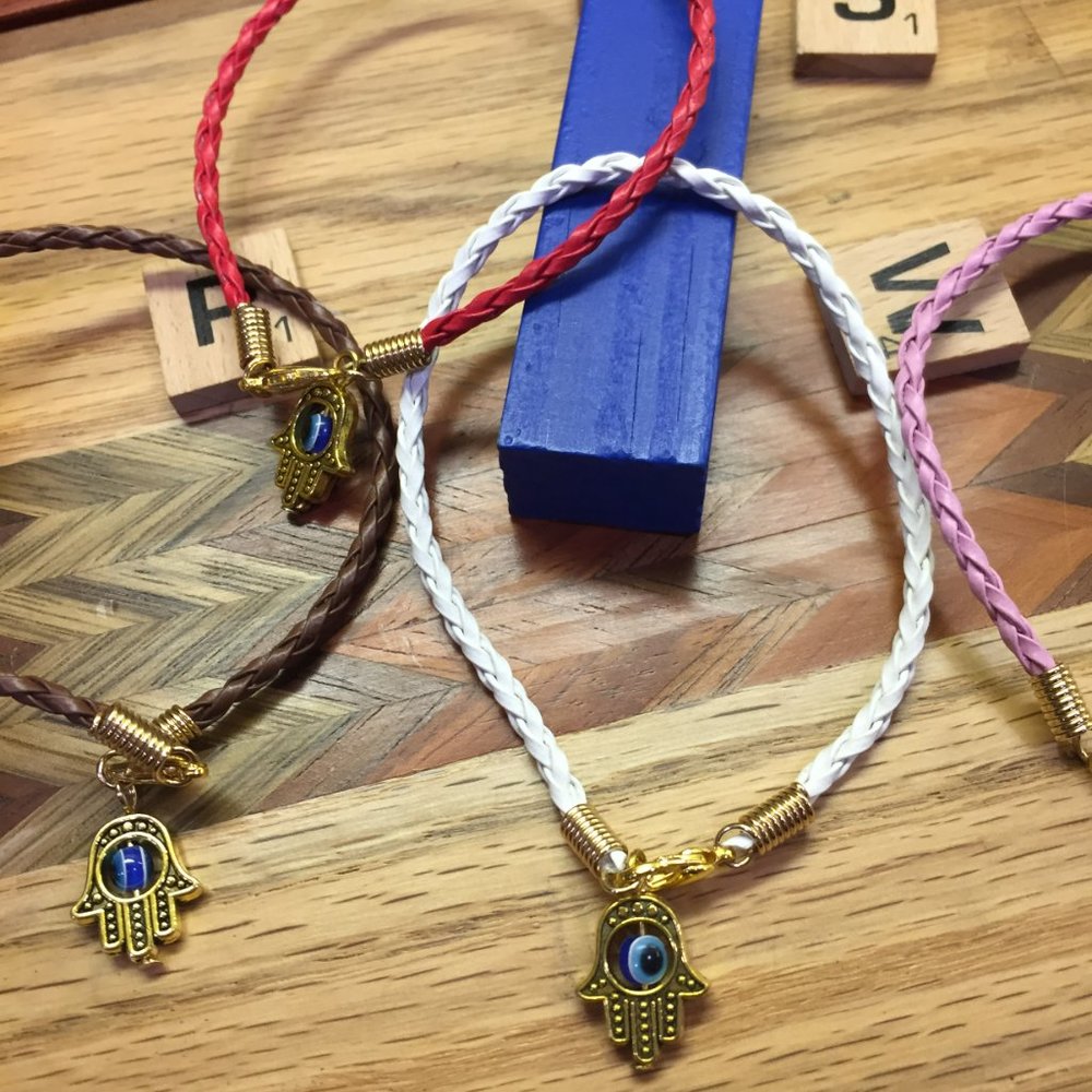 Clearance- 5 Pack Multi Color Rope Bracelets - Picture 5 of 7